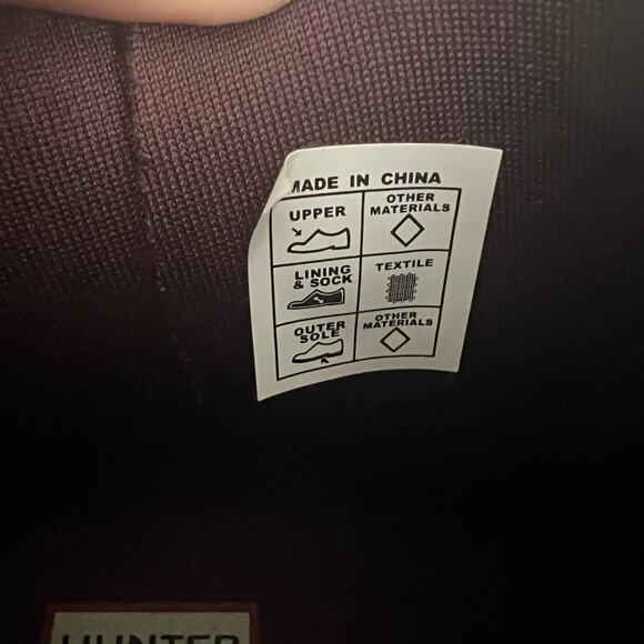 Hunter Refined Stitch Detail Chelsea Rain Boots in Chestnut Crust Size 11 - Picture 6 of 9